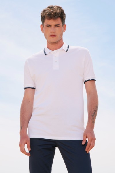 Polo homme avec liseret Practice Premium 270gr