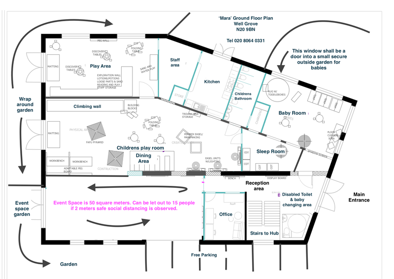 Event Space Floor Plan