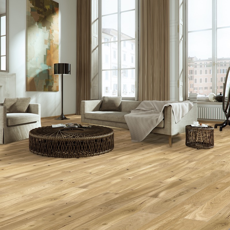 Home - 14 x 155mm Engineered Oak Lacquered - Rustic Grade