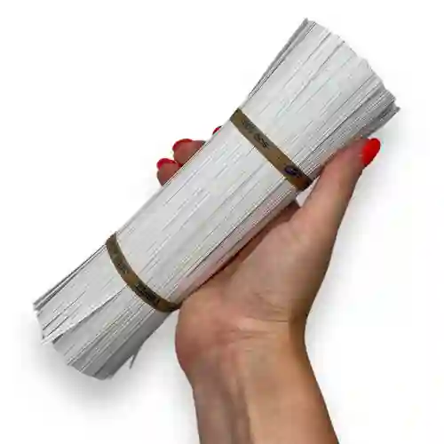 Paper Twist Tie - 200mm - White