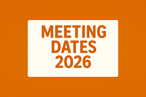 Dates of Meetings