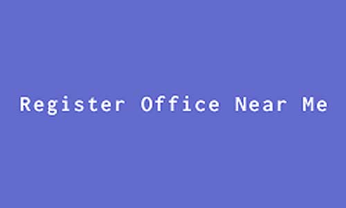 Register Office Near Me
