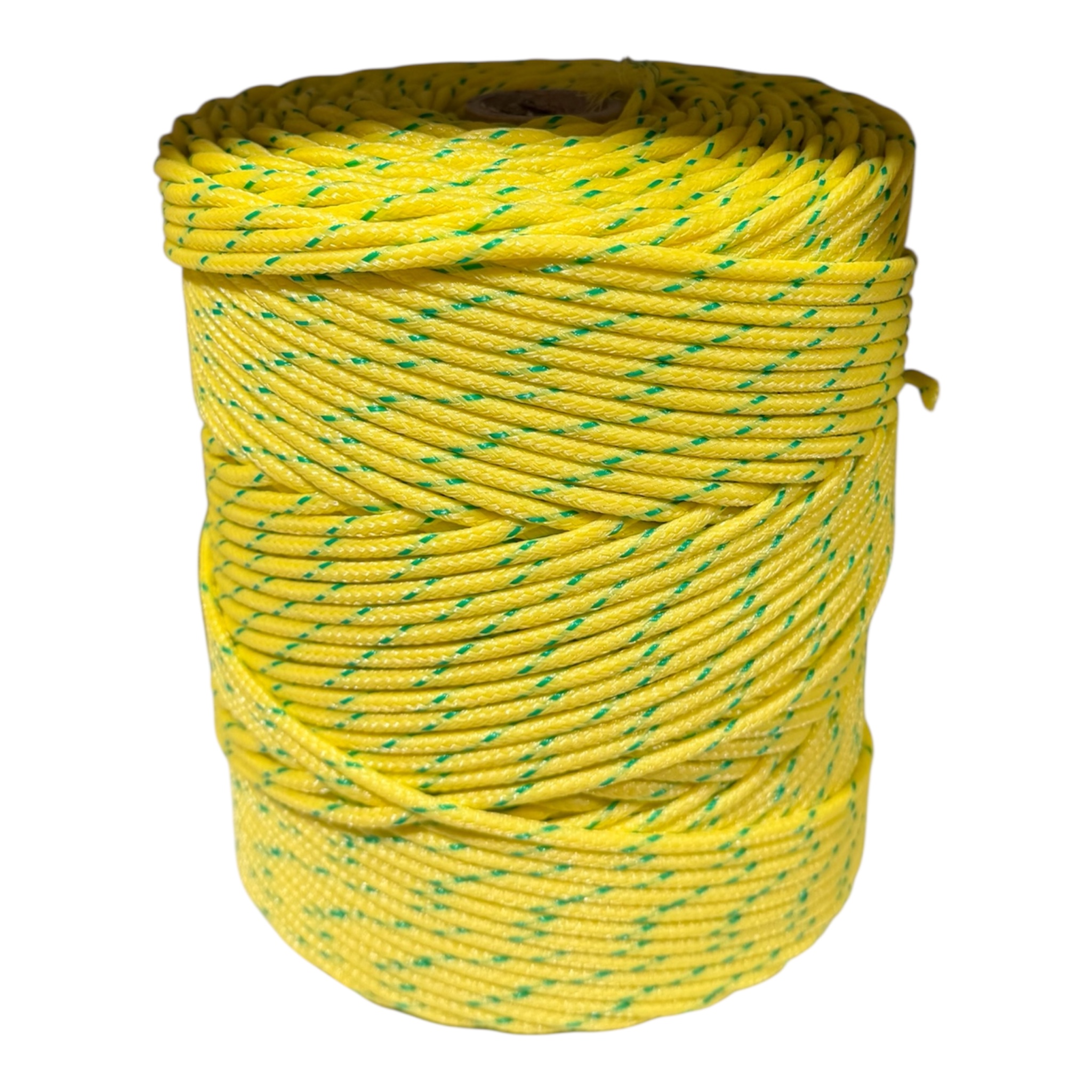 Twine 4mm Polyethylene Braided Yellow Twine 2 Kg Spool 