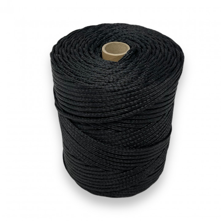 Twine 5mm Polyethylene Braided Twine Black 2kg Spool