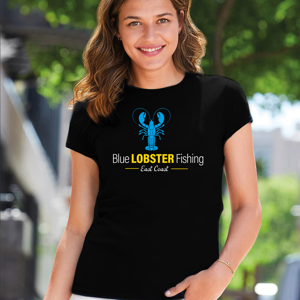 Ladies T-Shirt in Jet Black Original BLF  