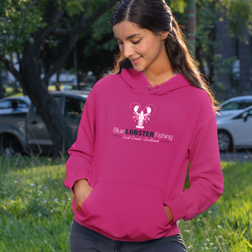 Ladies Hoodies Hot Pink Original BLF