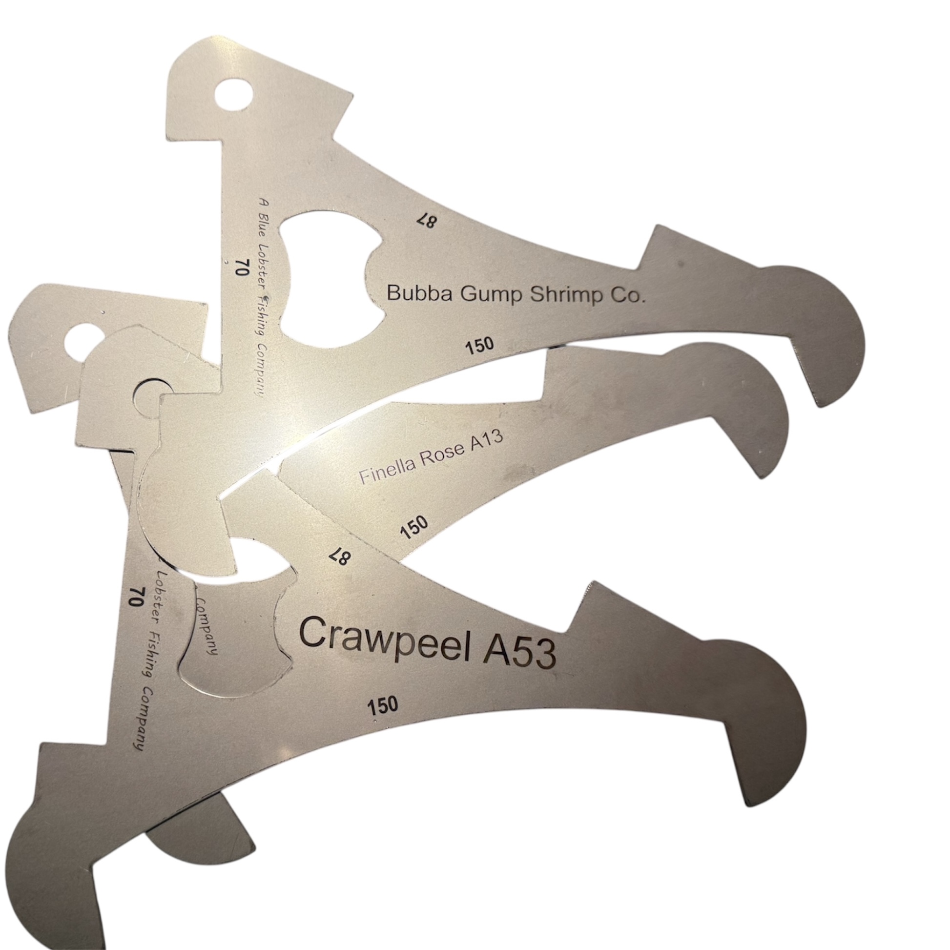 Personalised Stainless Steel Lobster Gauge 