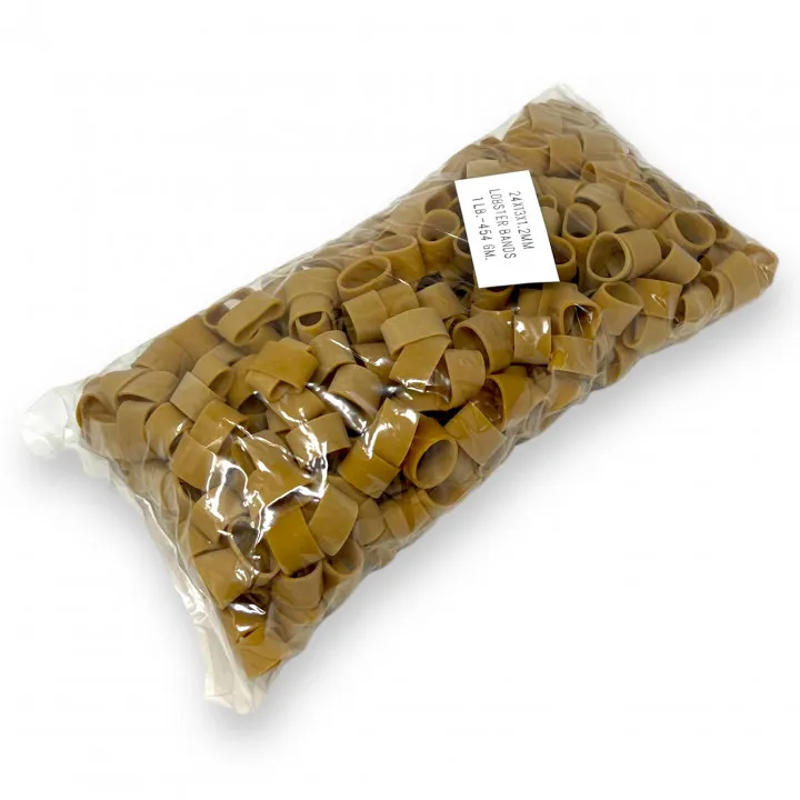 Lobster Claw Bands - Natural - 2413