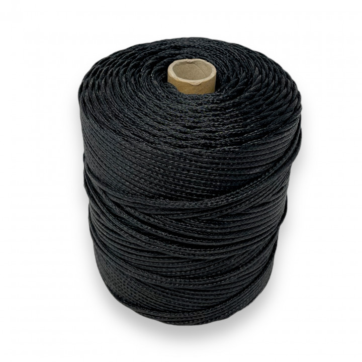 Twine 4mm Polyethylene Braided Twine Black 2 Kg Spool