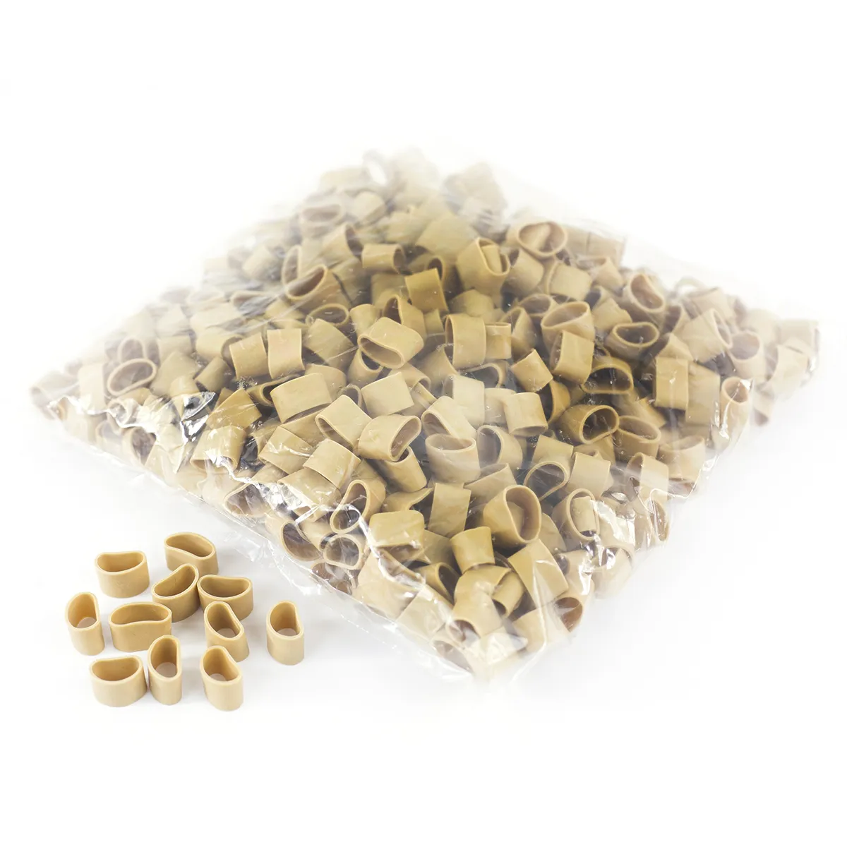 Lobster Claw Bands - Natural - 2513