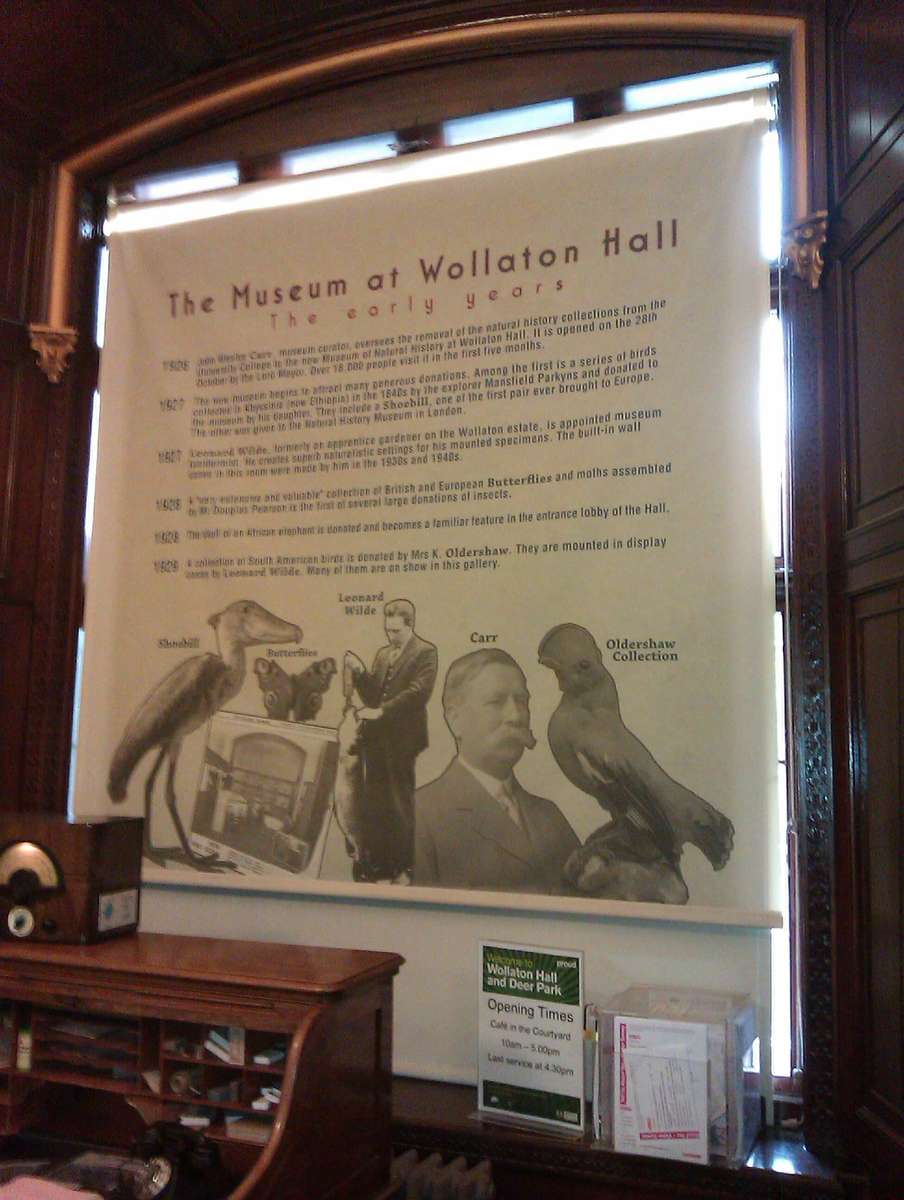 Printed blinds Wollaton Hall