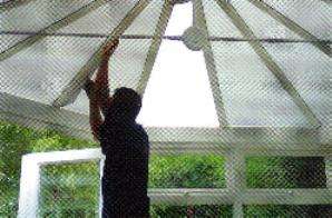 Solar window film grey, for polycarbonate roofing