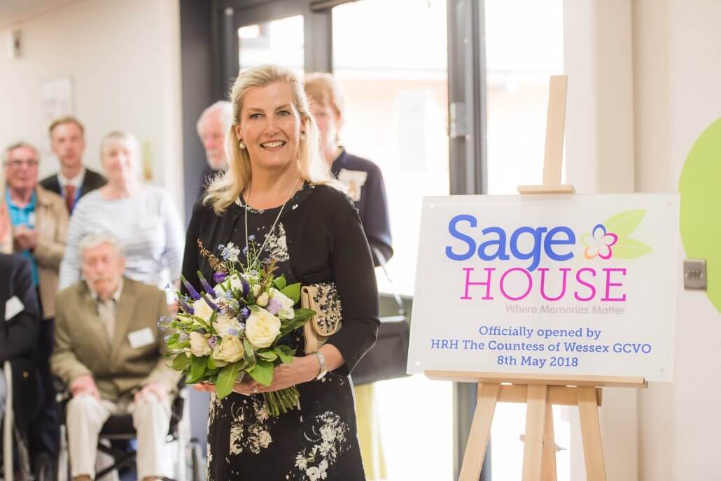 Sage House is officially opened by HRH The Countess of Wessex