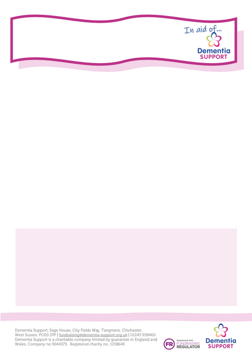 Fundraising purple poster template
