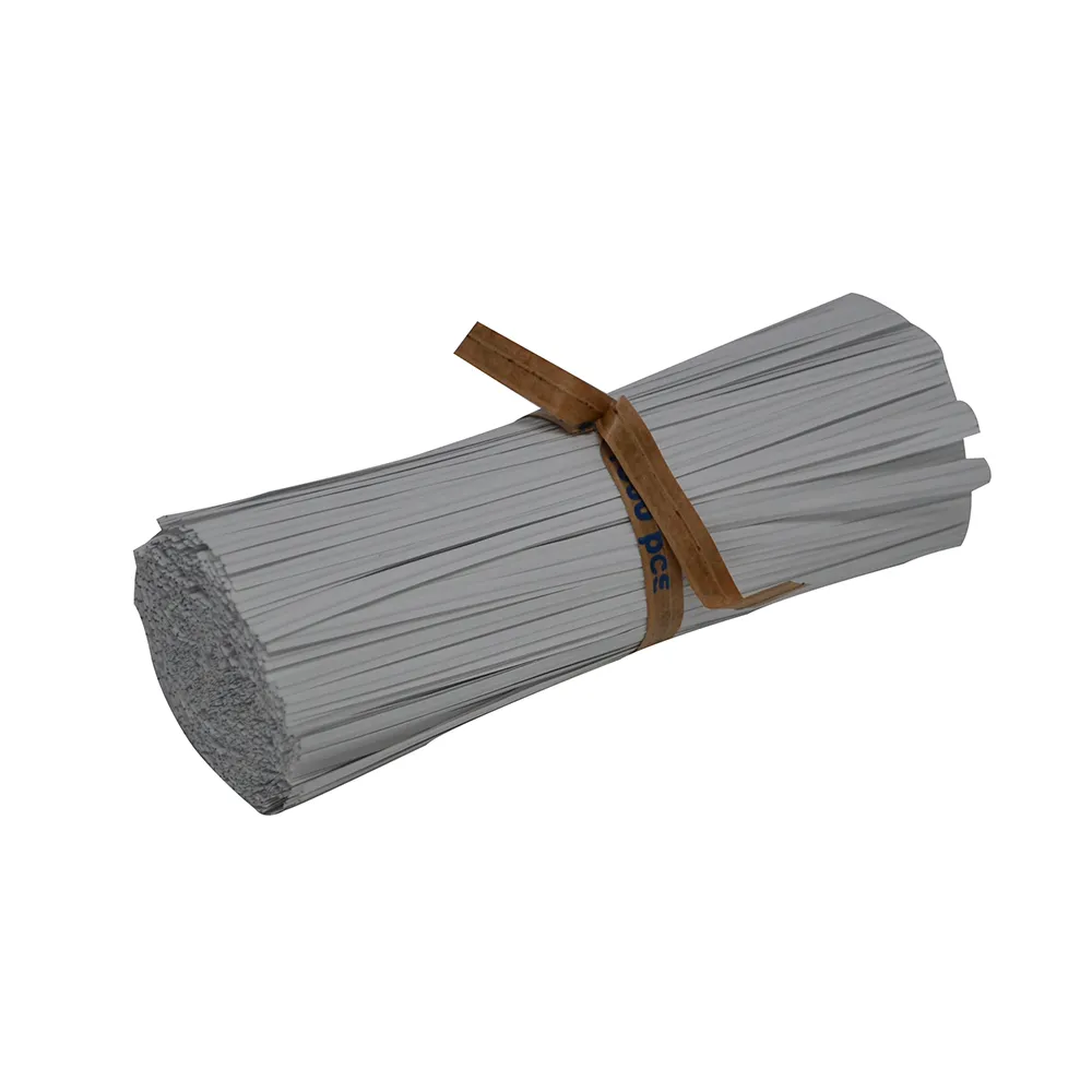 Paper Twist Ties - 150mm - White