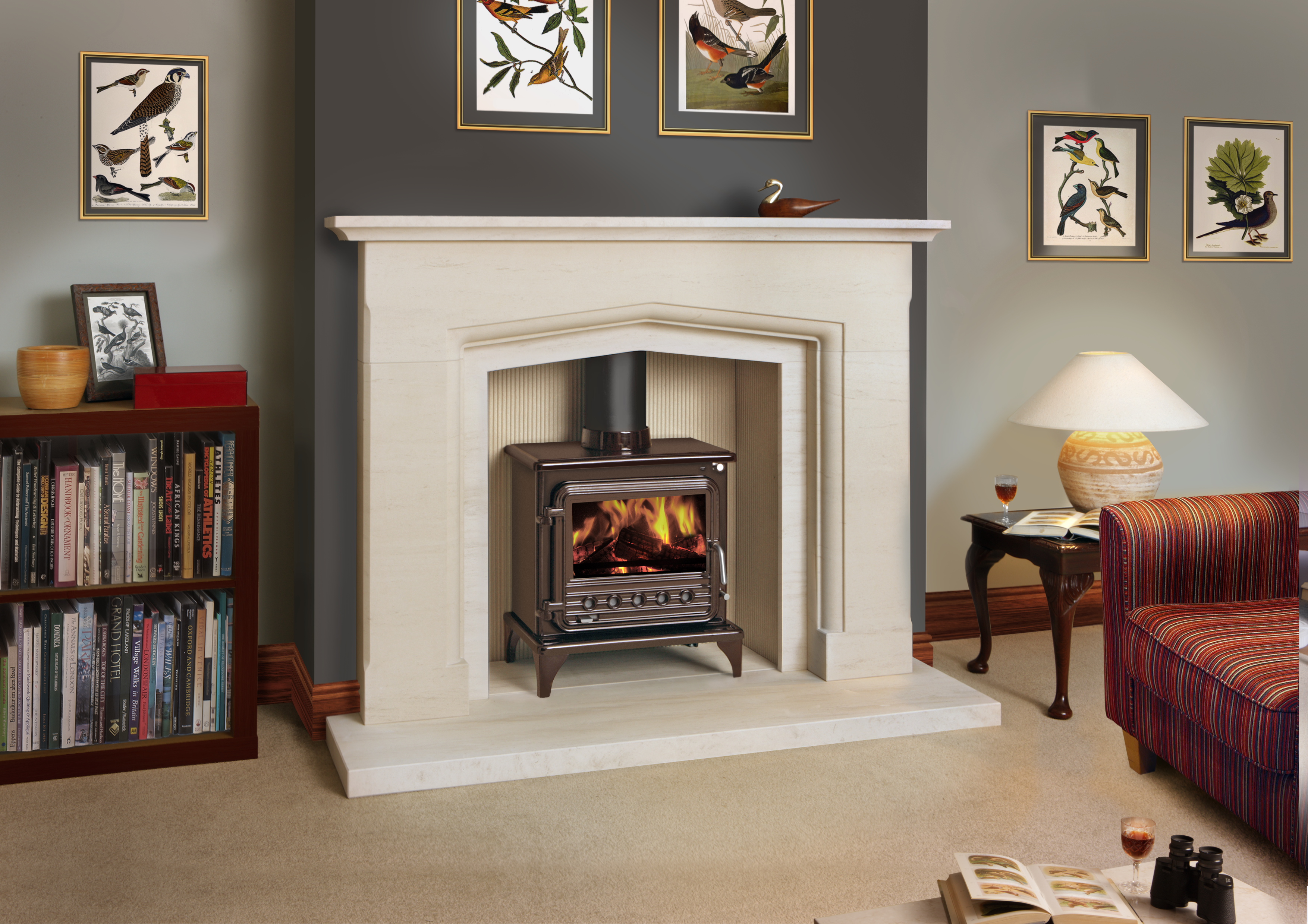 8kw Westbury Enamelled Stove