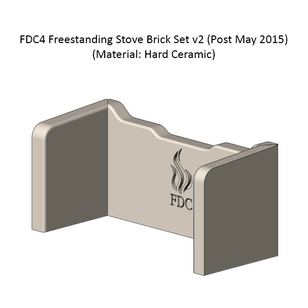 Brick Set - FDC4 Freestanding Stove