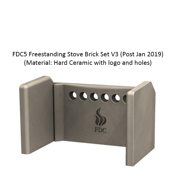Brick Set - FDC5 Freestanding Stove