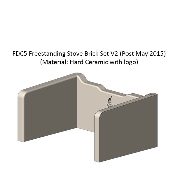 Brick Set - FDC5 Freestanding Stove