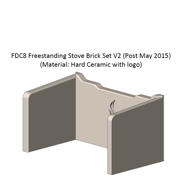 Brick Set - FDC8 Freestanding Stove