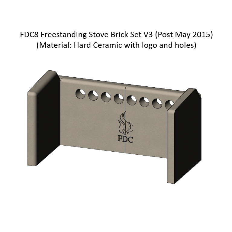Brick Set - FDC8 Freestanding Stove