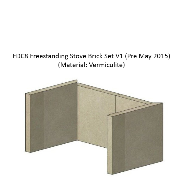 Brick Set - FDC8 Freestanding Stove