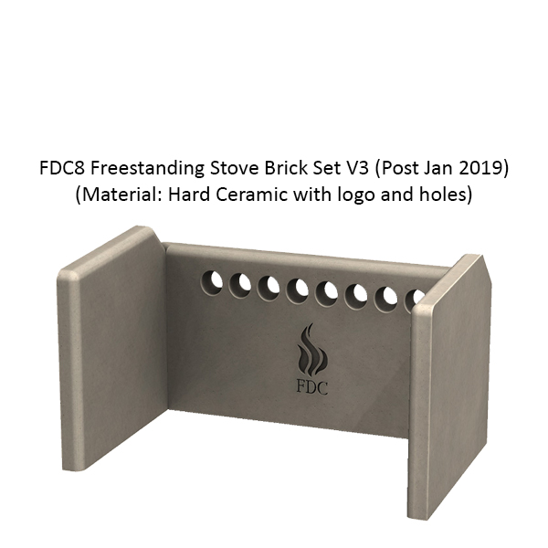 Brick Set - FDC8 Freestanding Stove