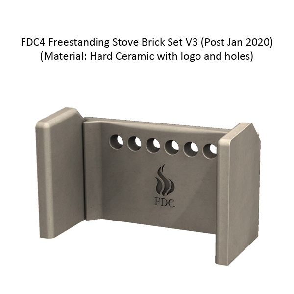 Brick Set - FDC4 Freestanding Stove