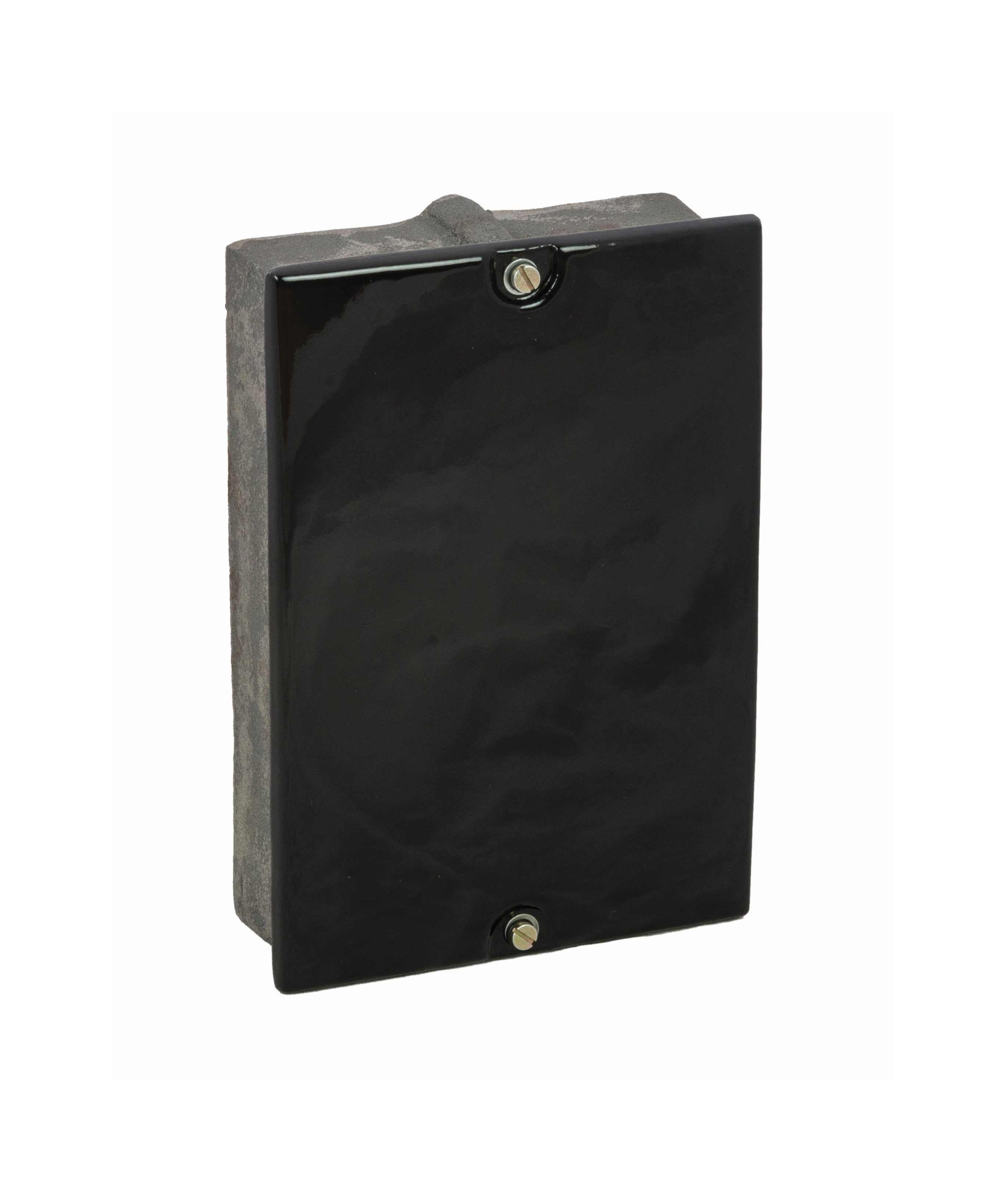 Cast Iron Soot Box Black Enamel