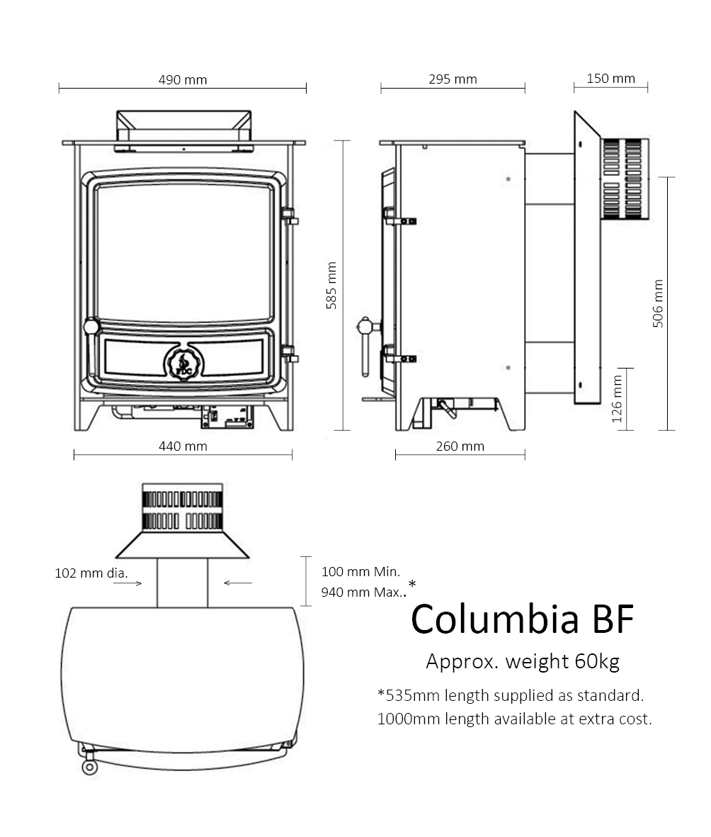 Columbia BF Gas Stove