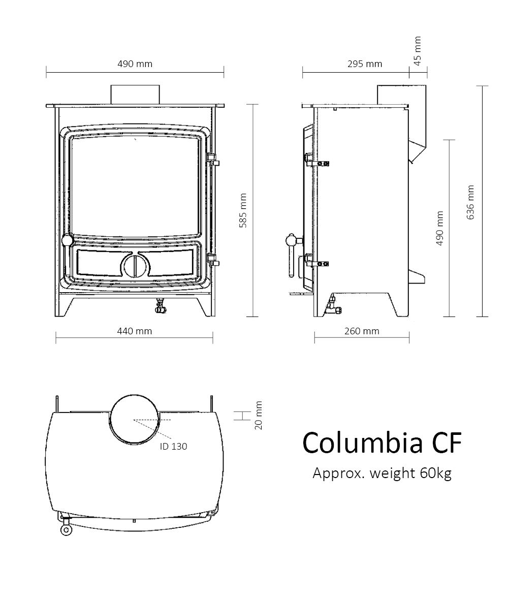 Columbia CF Gas Stove