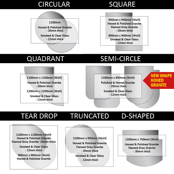 Shaped Hearths