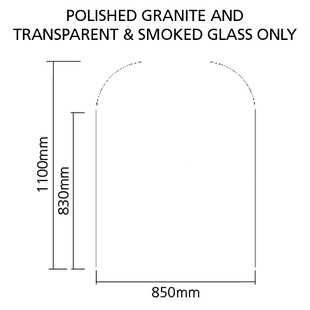 Semi circular Hearth