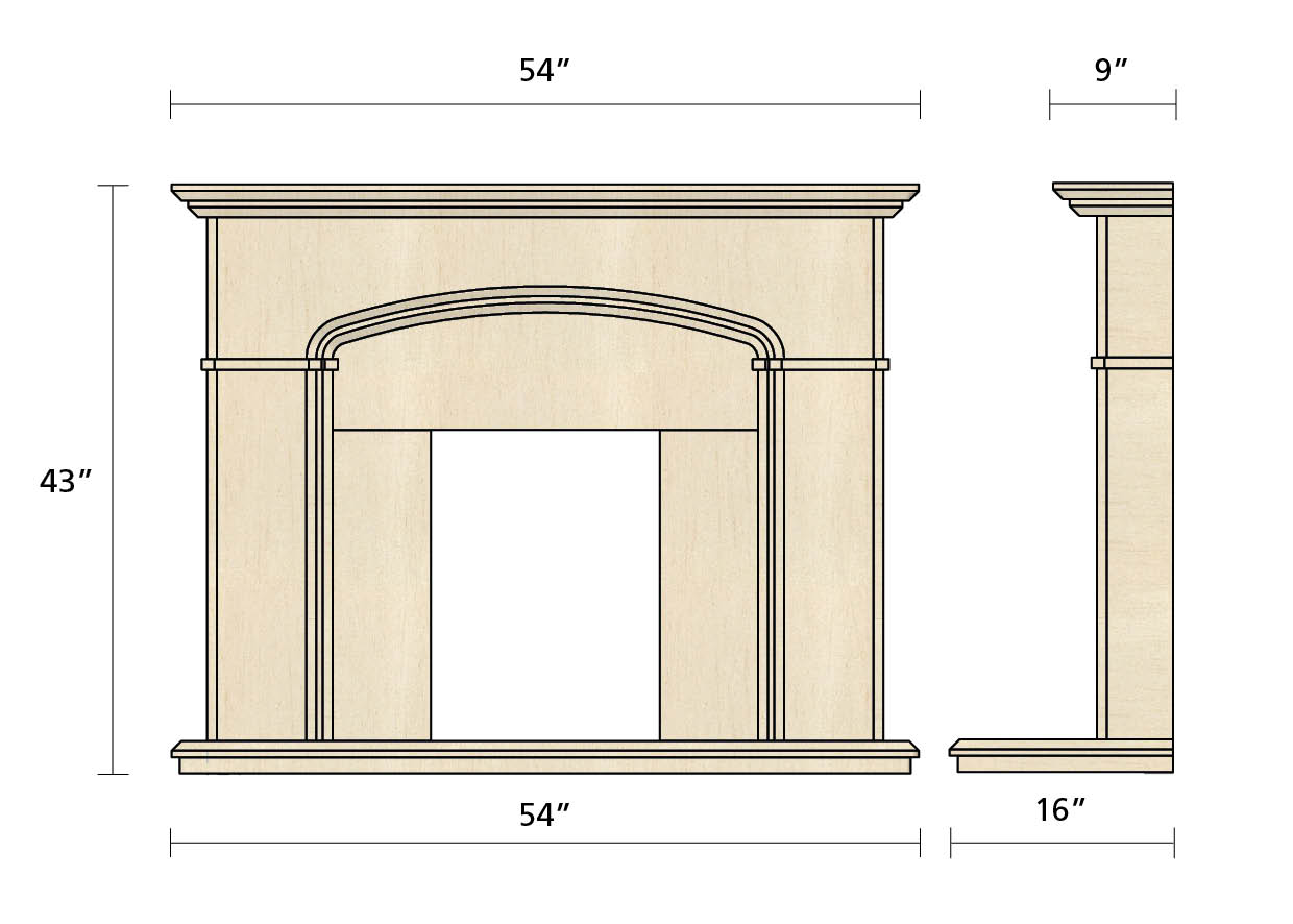 Cambridge in Egyptian Crème - Polished