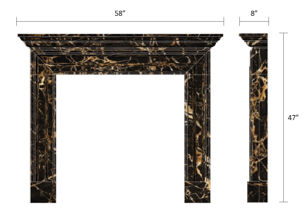 Salisbury Bolection Golden Portoro - Polished