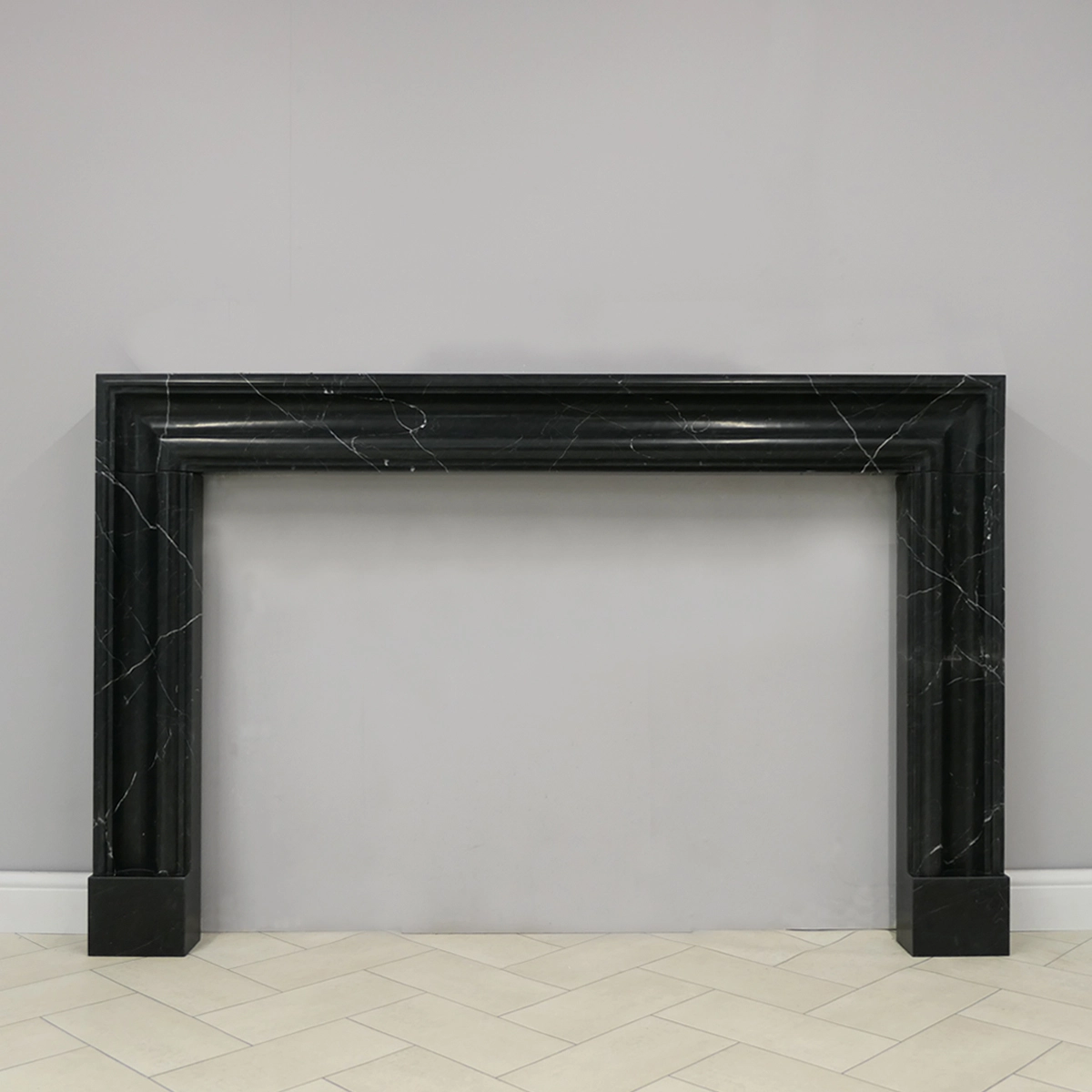 1730 Bolection in Honed Nero Marquina