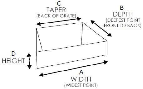 All Purpose Ashpan Bow Front