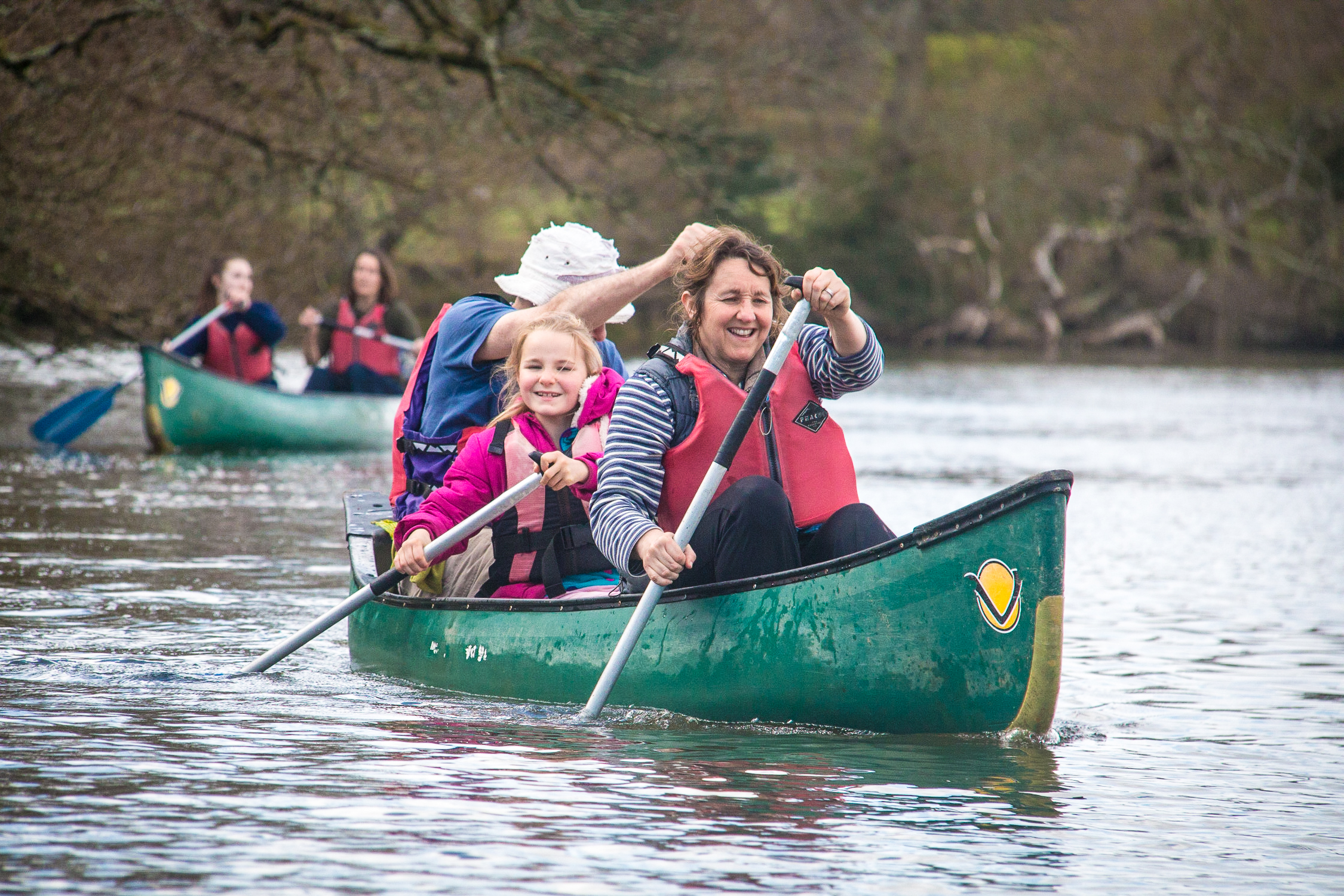 Canoeing adventure with New Forest Activities