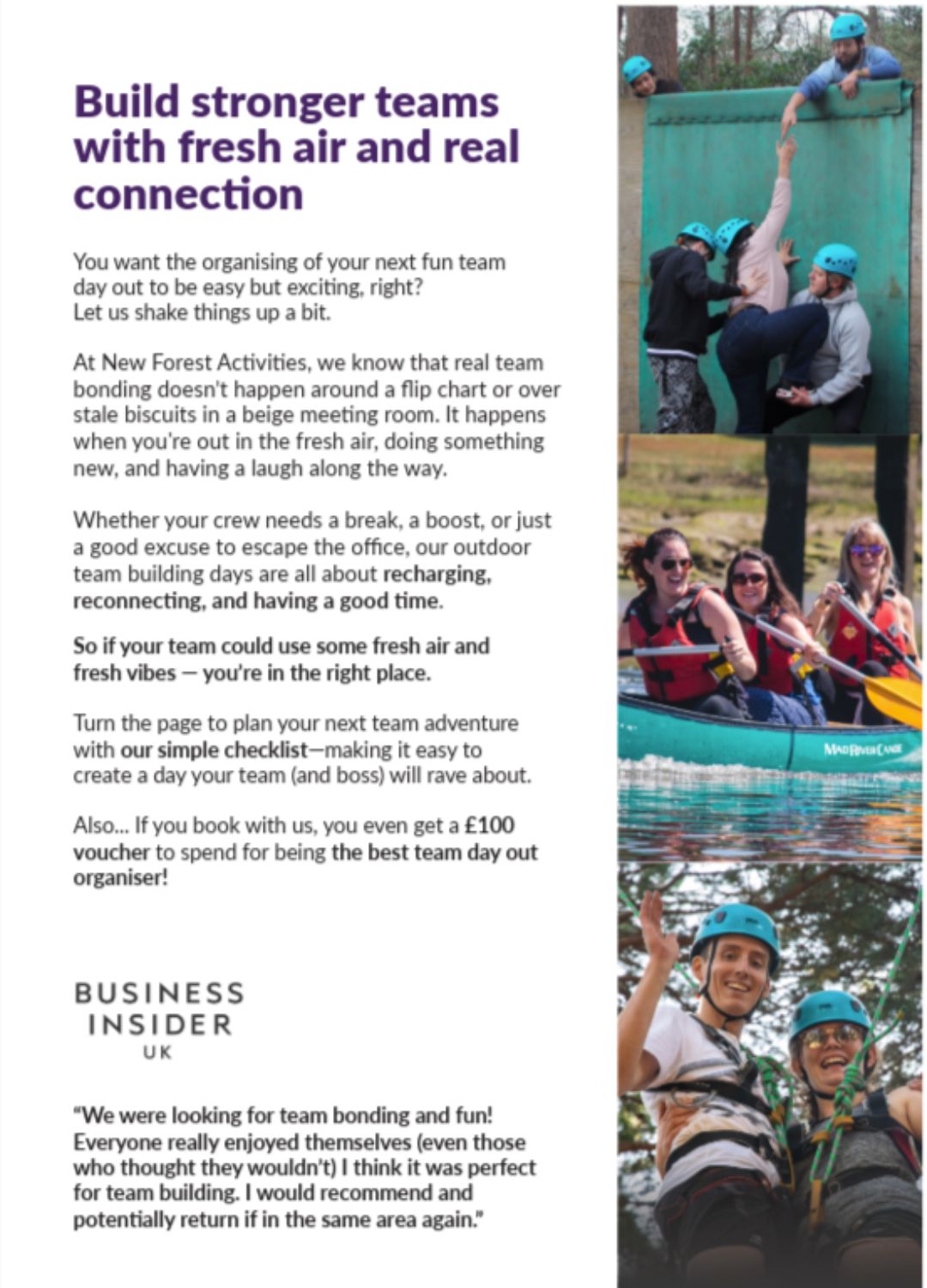 A sneak peak into the Team Building Guide 