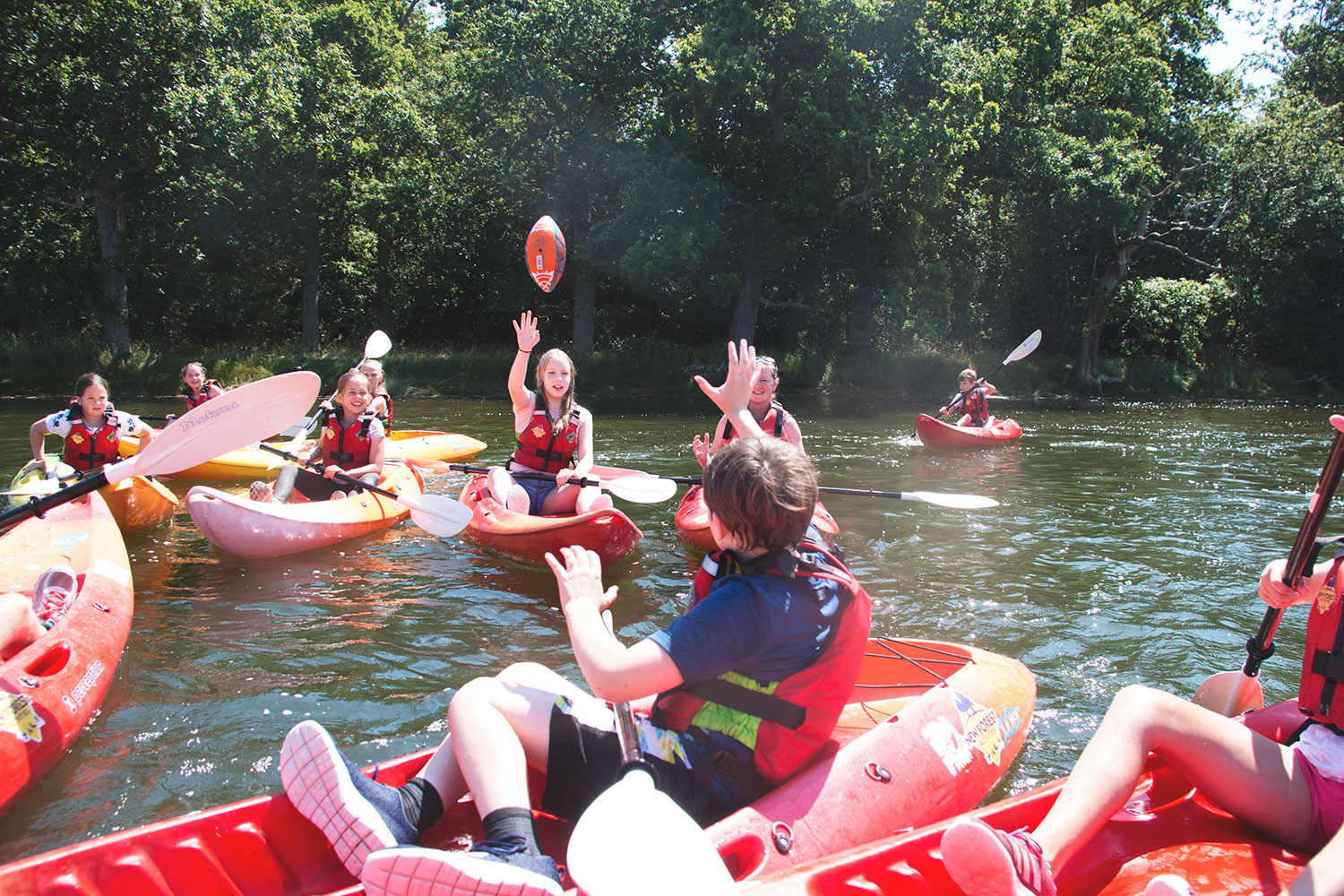 Kayaking Kids Parties on the Beaulieu River.
