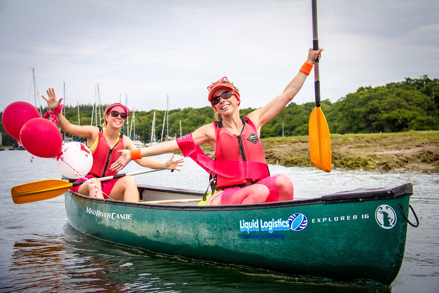 Canoeing Hen Parties in The New Forest.