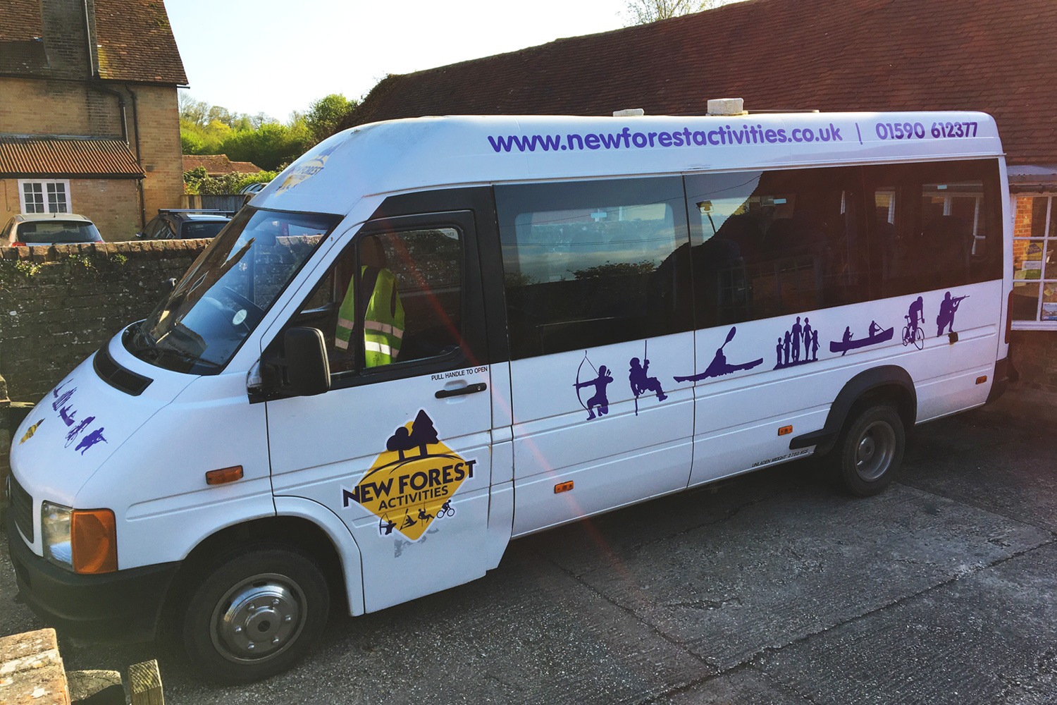 Our minibus is available to hire for all school trips.