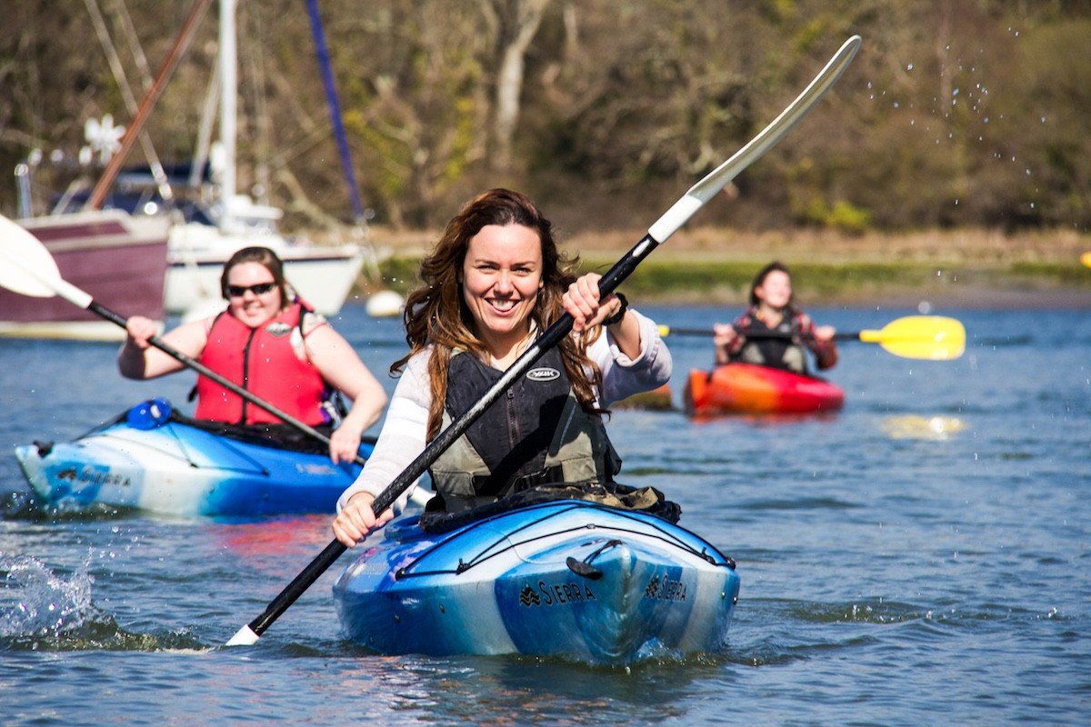 Kayaking Hen Parties in The New Forest.