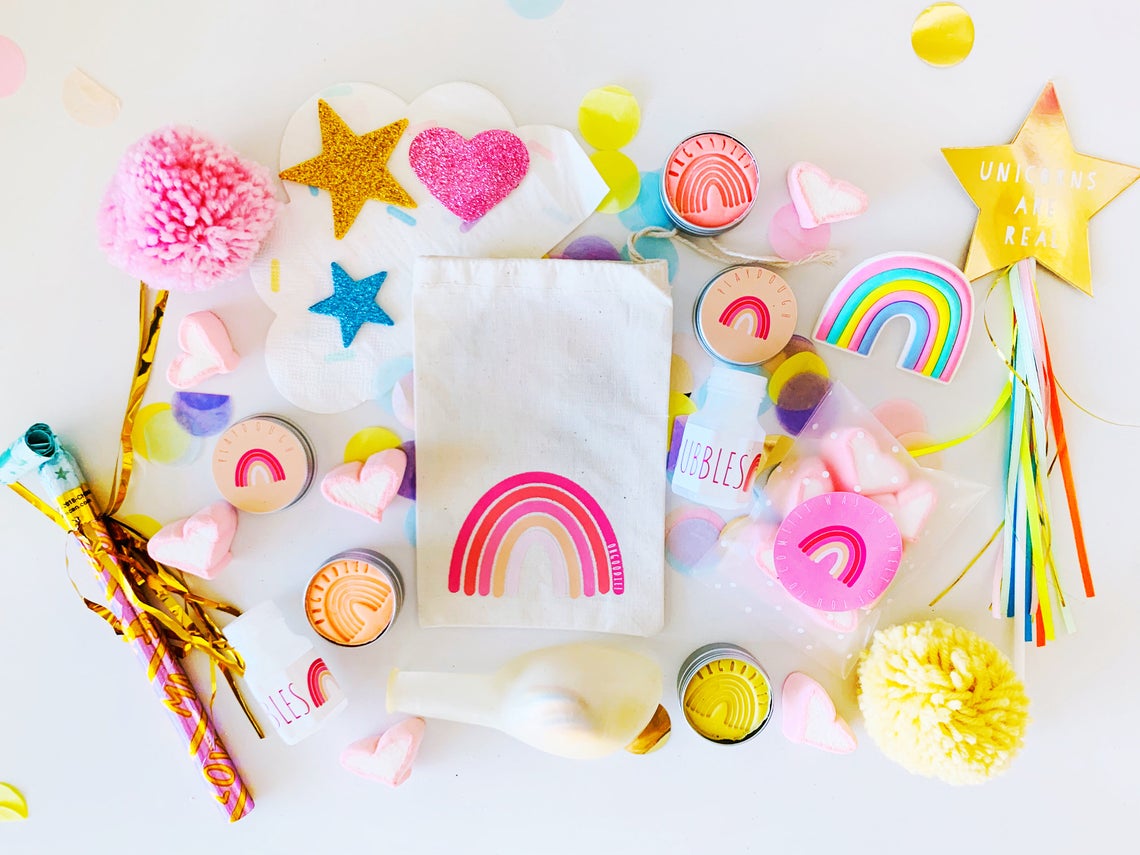 Buy Paper Rainbow Balloon Party Bags - Pack of 6 for GBP 1.49 | Card  Factory UK