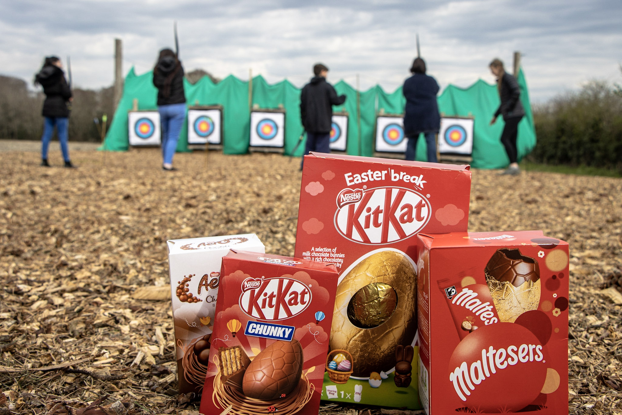 Easter archery tournament to win the biggest Easter egg
