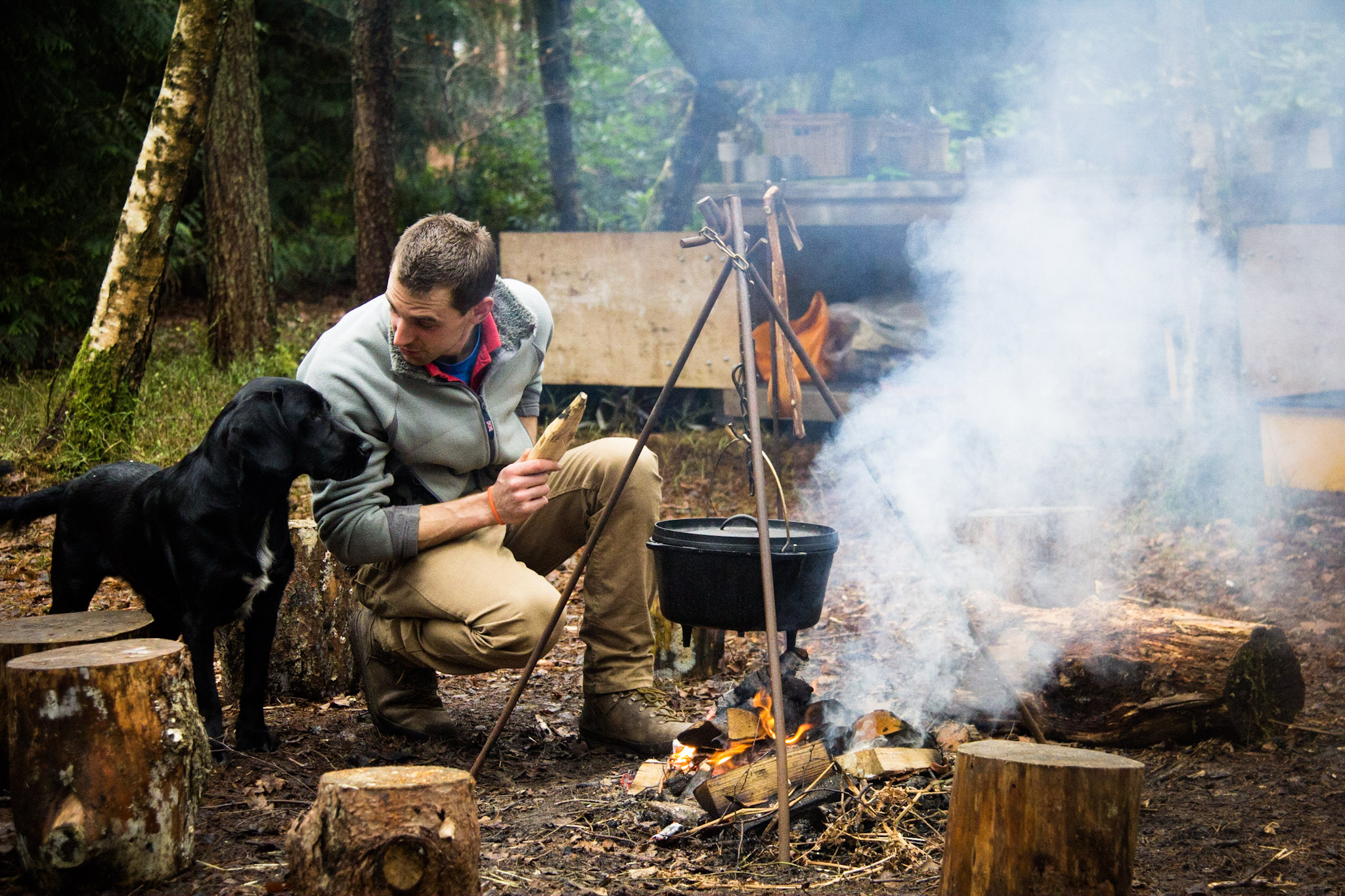 New Forest Activities instructors working with customers
