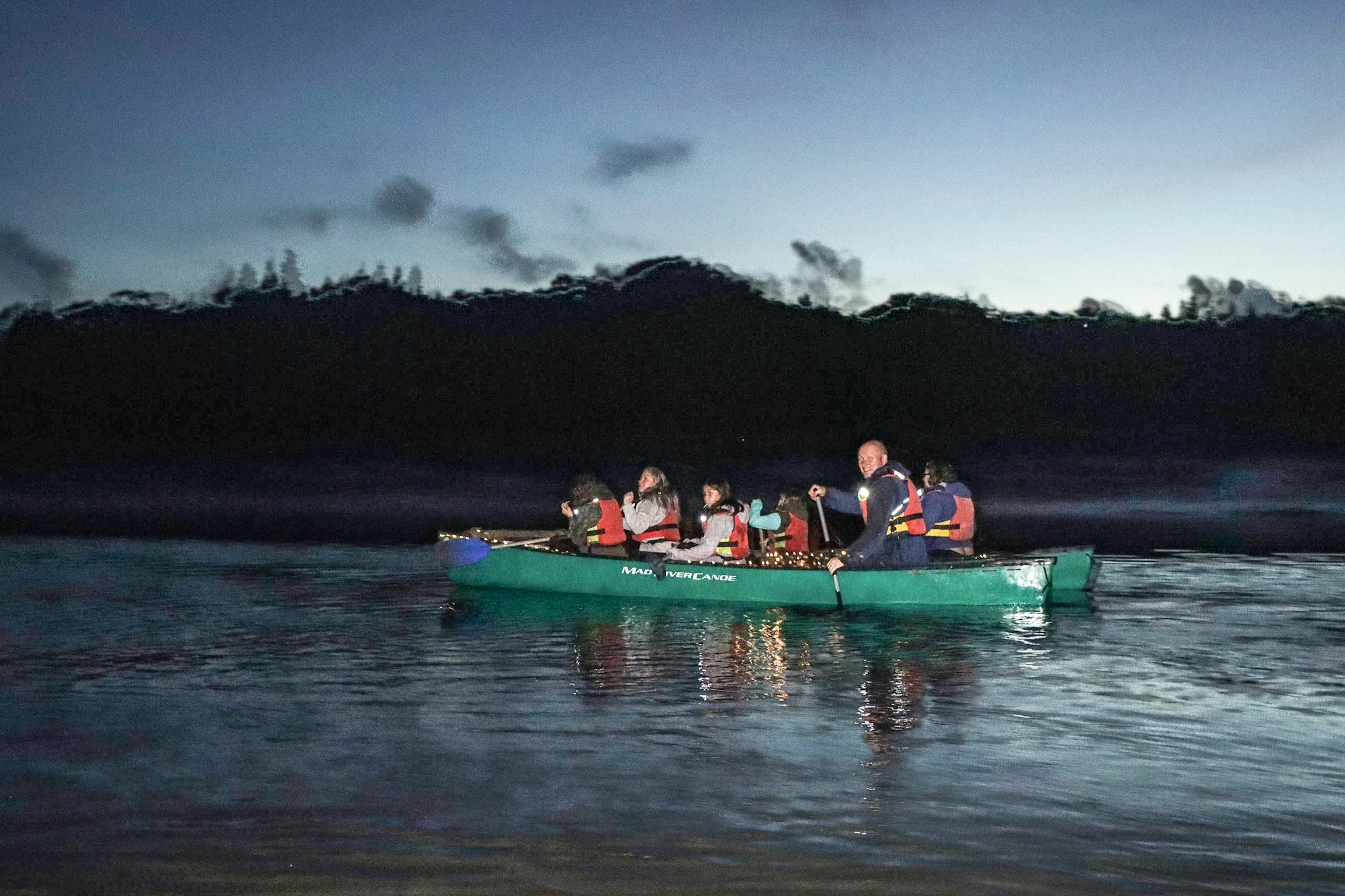 Spooky canoe tours in the New Forest