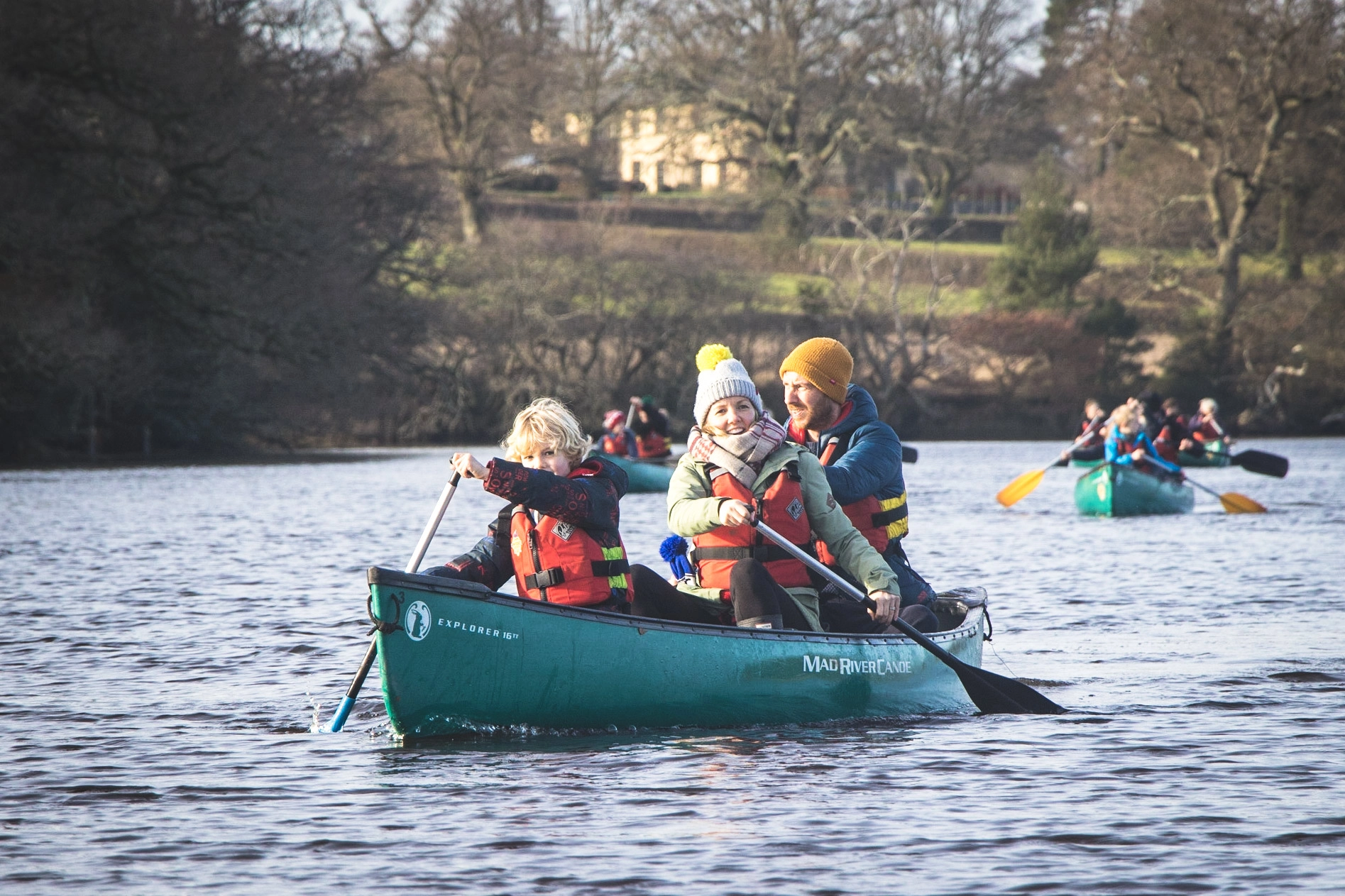 Winter paddling in the New Forest
