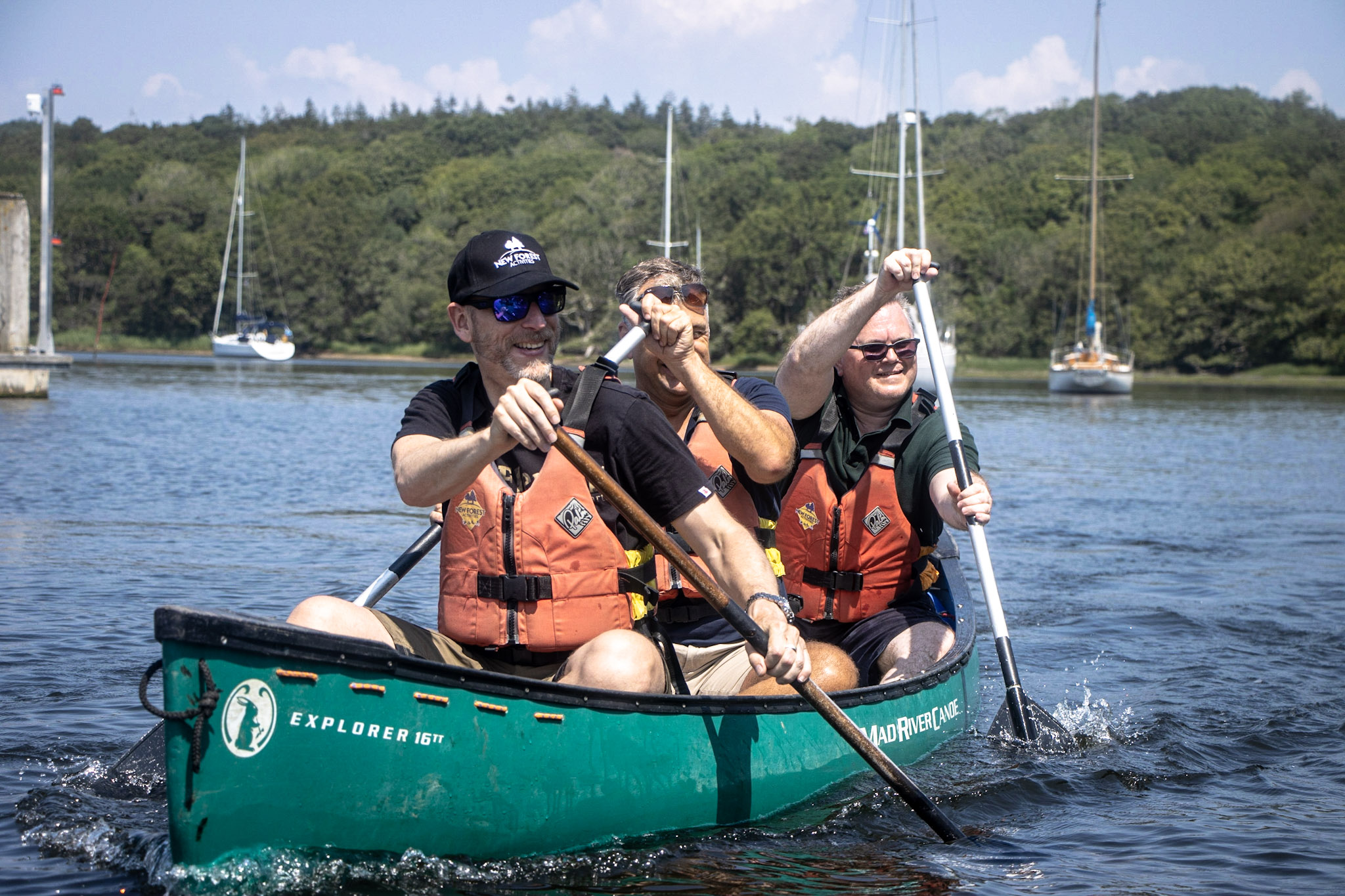 Canoeing Stag Parties in The New Forest.