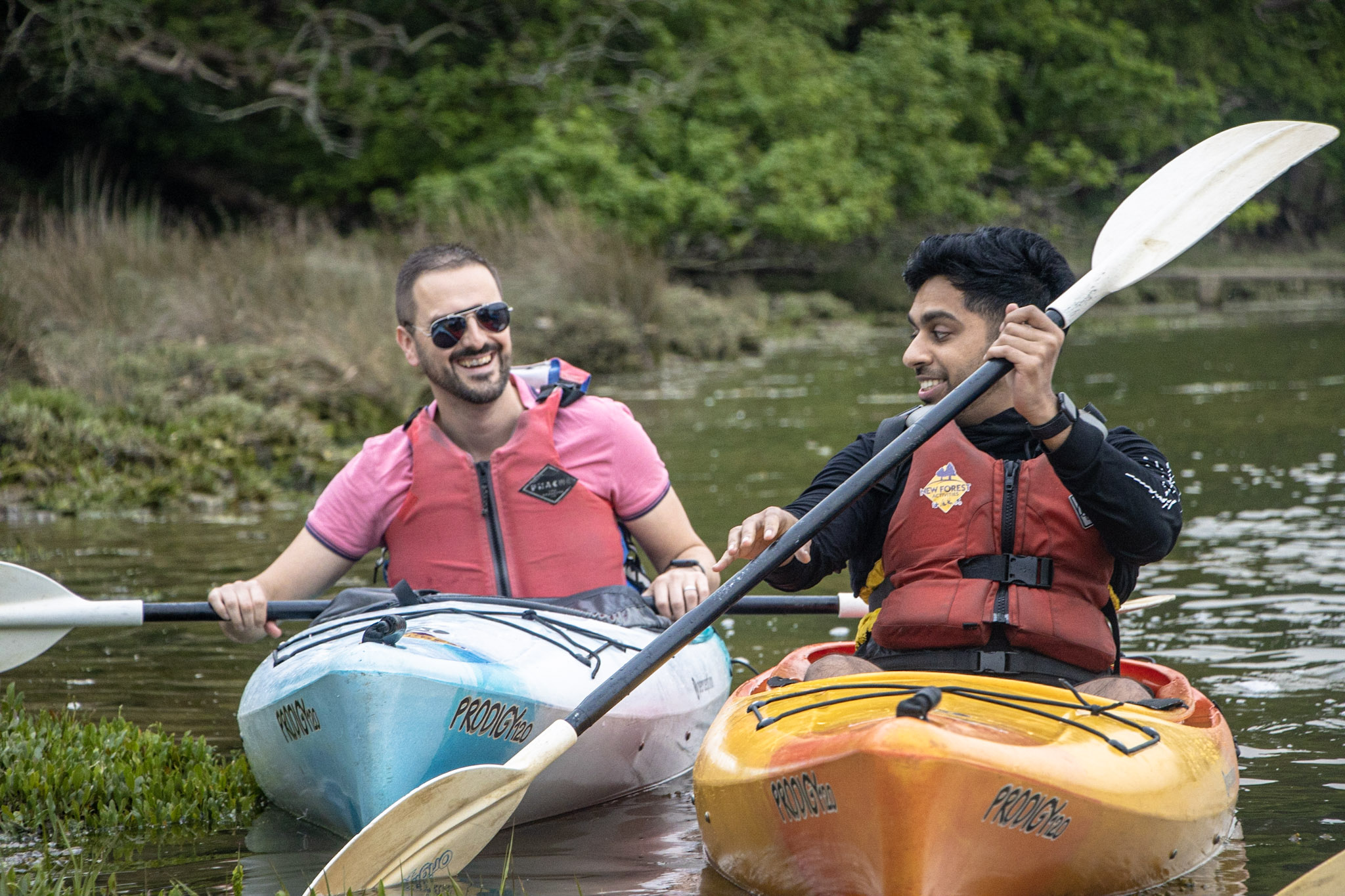 Kayaking Stag Parties in The New Forest.